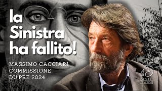 La SINISTRA ha FALLITO  Massimo CACCIARI [upl. by Alraep]