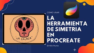 Procreate 5  Como usar la herramienta de simetría  Tutorial [upl. by Cozmo721]