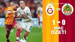 Galatasaray 10 Alanyaspor MAÇ ÖZETİ  Trendyol Süper Lig 2024 [upl. by Bruckner]