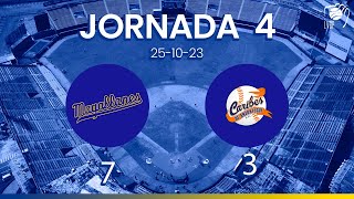 JORNADA 4 RESUMEN  Navegantes del Magallanes 7  Caribes de Anzoátegui 3  LVBP 2324 251023 [upl. by Xet]