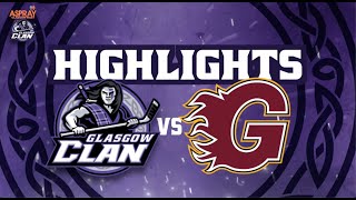 HIGHLIGHTS 200124  Glasgow Clan 0 Guildford Flames 0 [upl. by Adnalu429]