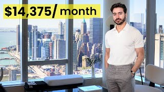 My NYC Apartment Tour Luxury Penthouse in Manhattan [upl. by Eelrebmik]