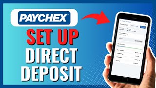 HOW TO SET UP DIRECT DEPOSIT ON PAYCHEX 2024 [upl. by Vergne]