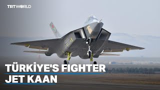 Türkiye’s indigenous fighter jet KAAN makes maiden flight [upl. by Nikolos]