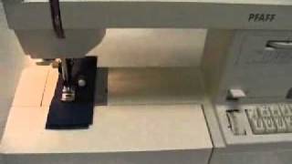 Pfaff 1151 Tipmatic Sewing Machine Demo [upl. by Nnaeilsel]