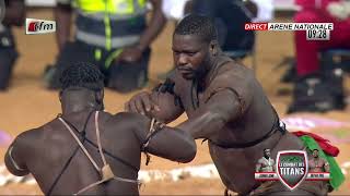 Eumeu Sène vs Tapha Tine  Intégralité du combat avec une grosse bagarre [upl. by Elyod]