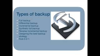 What are different types of backup [upl. by Arika360]