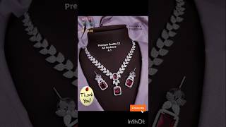 Ad diamond jewellery diamond necklace designs shorts jewellery [upl. by Ailegave]