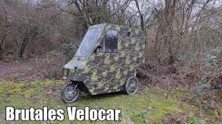 Erste Outdoor Tour im Velocar EBike Mini Camper  Rasante Probefahrt im Gelände [upl. by Enial]