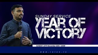 10th November 2024  Sunday Service  Theme Year of Victory  Pr Benson K Sunny [upl. by Mcnair946]