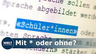 GENDERN IM ALLTAG Das denken Deutsche über die Debatte ums Gendersternchen [upl. by Gosselin97]