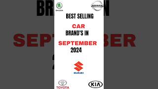 BEST SELLING CAR BRANDS IN SEPTEMBER 2024 ytshorts youtubeshorts car CarpriceinIndiapu1qs [upl. by Nyledam688]