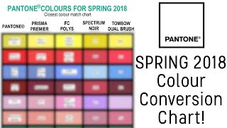 Pantone® Spring 2018 Colour Conversion Chart [upl. by Gross994]