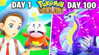 I Survived 100 Days in POKEMON Scarlet amp Violet  MOOSE Part 1 [upl. by Maxentia]