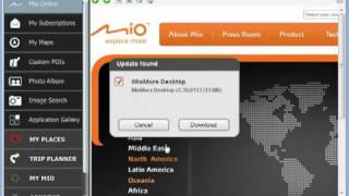 Mio Map Install and Map update [upl. by Sharon]