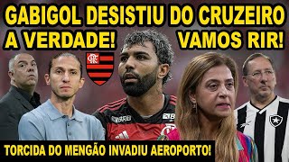 GABIGOL NÃO VAI MAIS PARA O CRUZEIRO A VERDADE TORCIDA DO FLAMENGO INVADE AEROPORTO PIPOCADA E [upl. by Riella63]