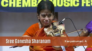 Sree Ganesha Sharanam by Kanyakumari A [upl. by Hnahc]