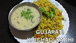 Gujarati Style Khichadi Kadhi  Simple n Tasty Khichadi Kadhi  Easy Kadhi Khichadi Recipe [upl. by Raimund]