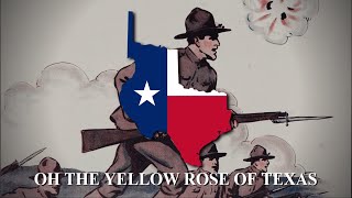 quotThe Yellow Rose of Texasquot  American Traditional Folk Song LYRICS [upl. by Pfeifer]