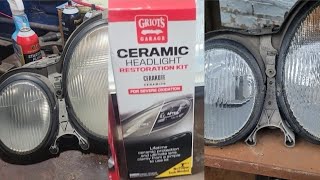 Griots Headlight Restoration  No Power Tools Needed  Lets Review It [upl. by Bassett]