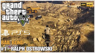 GTA 5 PS5 Remastered  Bail Bonds 1  Ralph Ostrowski 4K HDR [upl. by Irbmac552]