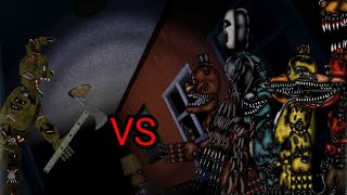 DC2FNAFSpringtrap vs nightmare animatroniki animation [upl. by Haskel]