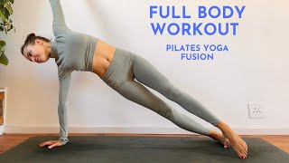 19 Min Pilates Yoga Fusion  Full Body Workout [upl. by Drape731]