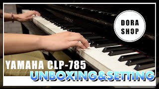 【小叮噹的店】YAMAHA Clavinova系列 CLP785 電鋼琴 unboxing amp setting [upl. by Negam48]