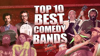 Top 10 BEST Comedy Bands  Rocked [upl. by Wolfie]