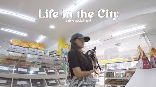 Life in the City 🐾 productive errands week vlog before moving in the CITY [upl. by Hcurob16]