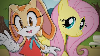 Fluttershy vs Cream the Rabbit Epic Rap Battles of Cartoons Season 2 [upl. by Santiago]