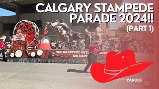 Calgary Stampede 2024 parade part1canada calgaryevents parade stampede [upl. by Orola]