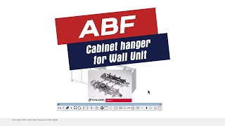 ABF INTERSECTION How to install hanger accessories for wall cabinet unit [upl. by Oirelav]