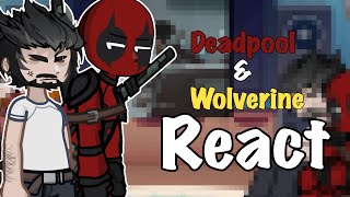 Deadpool and Wolverine react  slight poolverine  part 13  10k special [upl. by Mayberry]