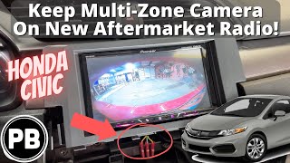 How To Retain MultiView Backup Camera 2015 Honda Civic [upl. by Alaecim]