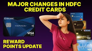 Breaking HDFC Bank Credit Cards Devaluation creditcard [upl. by Nilknarf]