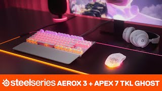 SteelSeries Aerox 3 Wireless and Apex 7 TKL Ghost are BACK [upl. by Arleta]