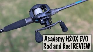 Academy H20X EVO Rod and Reel REVIEW [upl. by Anniroc]