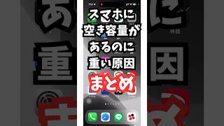 スマホに空き容量があるのに重い原因まとめ [upl. by Hayalat]