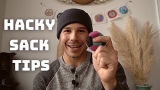 How to Not Suck at Hacky Sack 5 Tips and Tricks for Beginners [upl. by Eleen996]