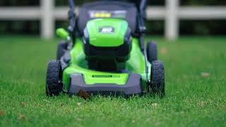 Greenworks 60V Pro Brushless Push Lawnmower [upl. by Airetnohs345]