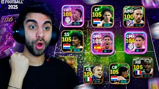 رسميا عملت اقوى تشكيلة في مصر كاملة في eFootball 2025 ✅🔥 [upl. by Enelrihs]