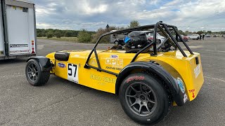 HCAAC Debden September Sprint  Caterham C400 best time of 9084 [upl. by Michel]