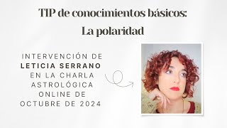 TIP de conocimientos básicos La polaridad por Leticia Serrano [upl. by Loree406]