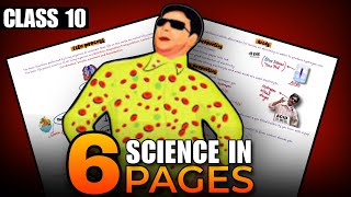 Class 10 URGENT Finish SCIENCE syllabus in 6 PAGES🔥 [upl. by Niehaus179]