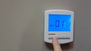 Heatmiser Slimline RF pairing to RFSwitch [upl. by Artenahs415]