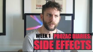 PROZAC DIARIES Week 1 on FLUOXETINE  SIDE EFFECTS [upl. by Eillit]