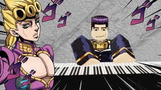 giornos theme piano tutorial easy  Jujutsu shenanigans [upl. by Yonatan]