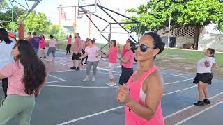 SANTANERA MIX CLASE ROSA EQUIPO BAILA CON VERO DOMO DEPORTIVO TORO VALENZUELA DE CANCÚN [upl. by Kieryt557]