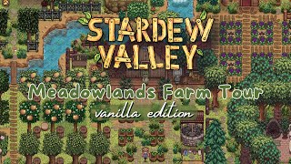 Meadowlands Farm Tour  Stardew Valley 16 [upl. by Stacia]